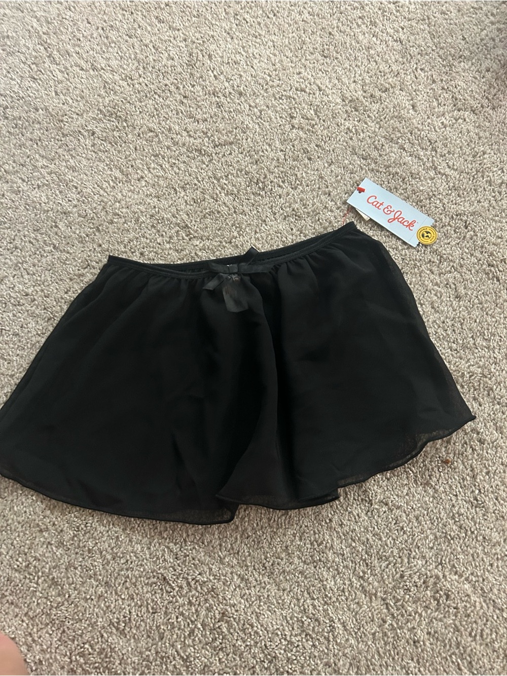 Cat & Jack Medium Black Ballet Skirt NWT